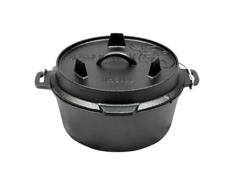 Valhal - Dutch Oven Braadpan Gietijzer Zonder Pootjes 3,8 Liter For Discount