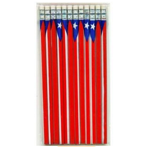 Flag Pencils 12 pack For Cheap