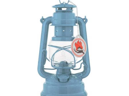 Feuerhand | Stormlantaarn   Olielamp 276 Pastel Blauw Supply