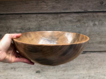 10” Salad Bowl - Mahogany For Sale