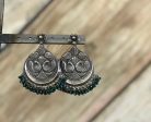 Earring-Silver XL - peacock on Sale