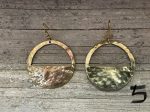 Earrings - brass hard lg For Discount