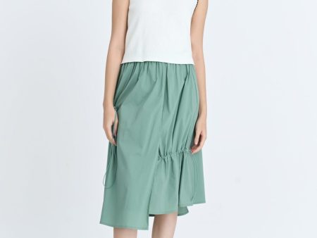 Asymmetric Drawstring Skirt Supply