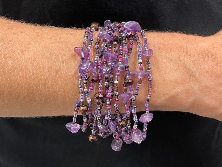 Bracelet - beaded deluxe multi strand For Cheap