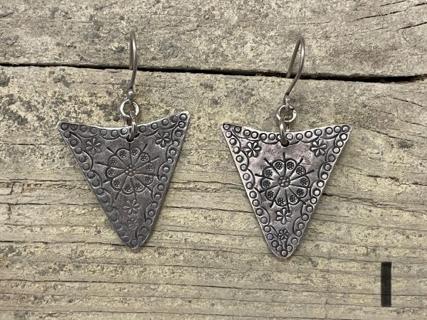 Hilltribe Silver Stamped Earrings - MANY STYLES For Discount