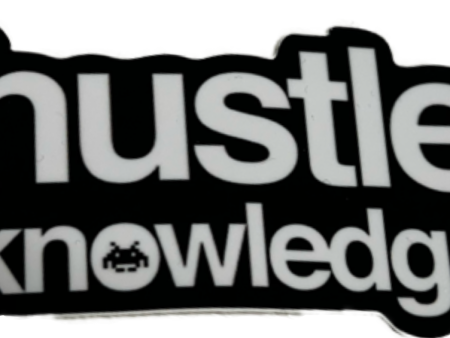 Hustle Knowledge Sticker on Sale