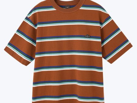 (B) Boxy-fit Multi-colour Stripes Tee Sale