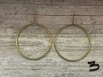 Earrings - brass hard lg For Discount