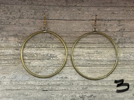 Earrings - brass hard lg For Discount