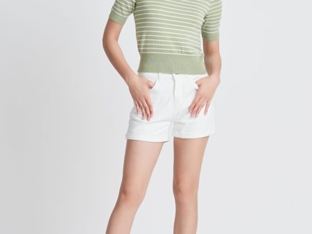 Knitted Short Sleeve Top Supply