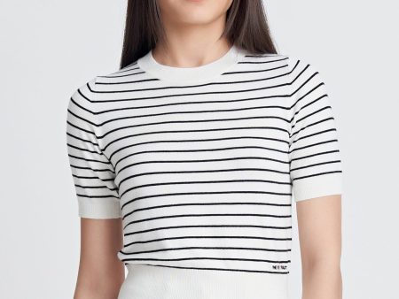 Knitted Short Sleeve Top on Sale