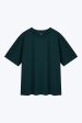 (A) Essential Crew Neck Tee - Dark Emerald Hot on Sale