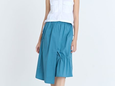 Asymmetric Drawstring Skirt Cheap