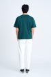 (A) Essential Crew Neck Tee - Dark Emerald Hot on Sale