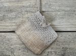 Wristlet- crochet & hemp For Sale