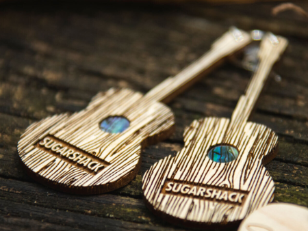 Sugarshack Guitar Earrings For Discount