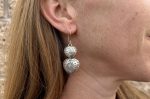 Hilltribe Silver Stamped Earrings - MANY STYLES For Discount