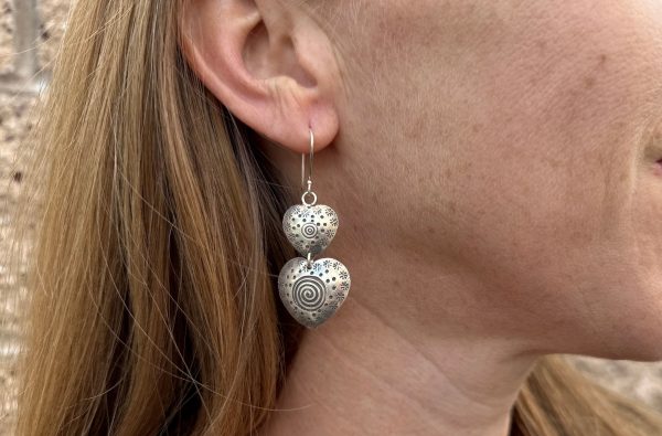 Hilltribe Silver Stamped Earrings - MANY STYLES For Discount