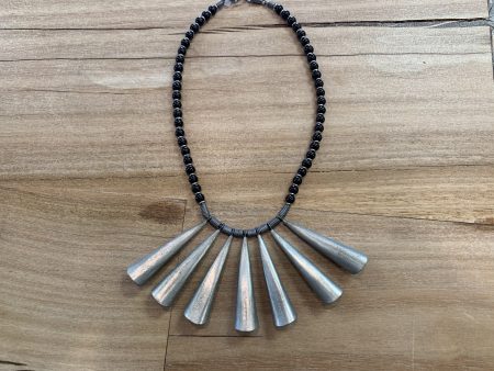 Necklace - aluminum fringe Hot on Sale