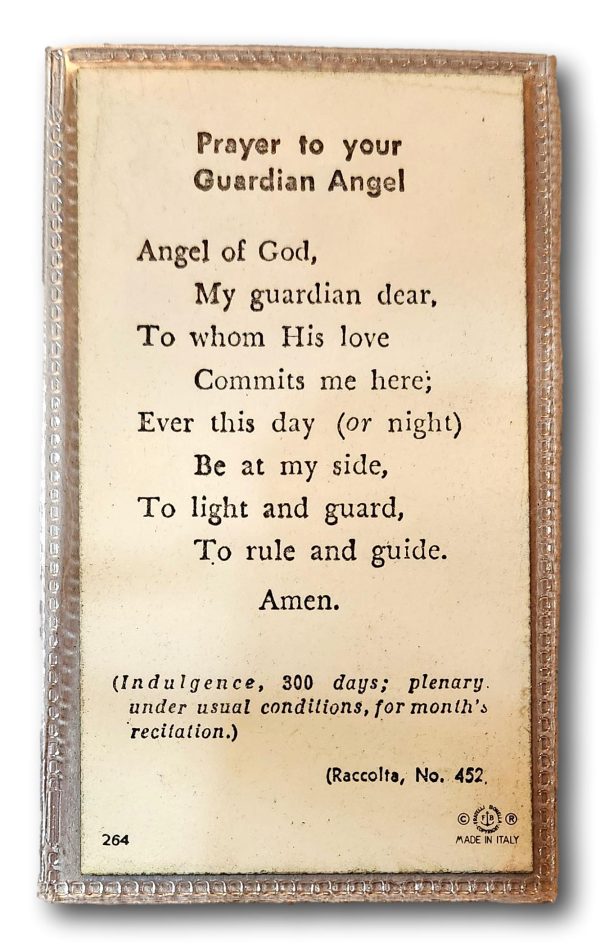 Guardian Angel Prayer Card Cheap