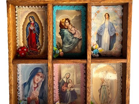 Virgen Retablo Wall Hanging 8.5  x 7.5  For Cheap