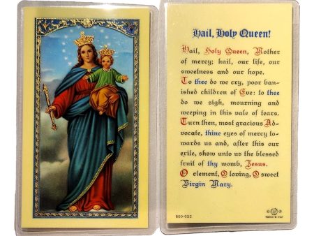 Prayer Card – Hail, Holy Queen Supply