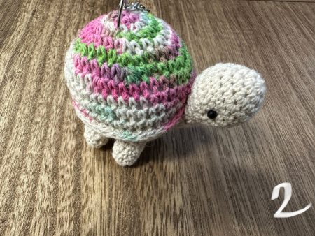 Crochet turtle keychain Online Sale