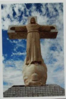 Christ Statue Sticker – Vinyl Glossy Removable 3x3 inches Cheap