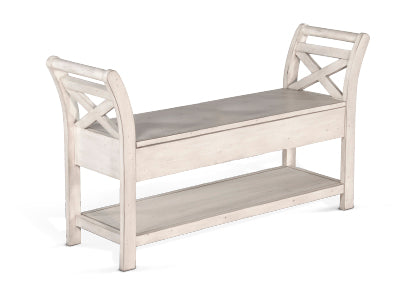 48  Accent Bench w Storage on Sale