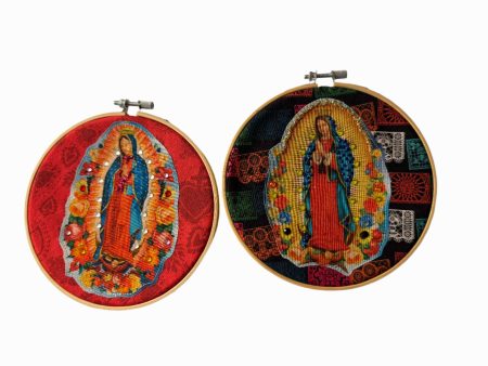 Virgen De Guadalupe Tejidos Various Design 6.5 inches on Sale