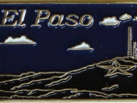 El Paso Pin – Die-Struck Soft Enamel 1.25 inches Cheap