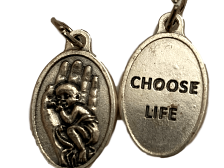 Pendant Choose Life l For The Unborn Italian Silver Online Sale