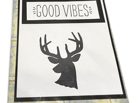 Note Card Miscellaneous Good Vibes Handcrafted Fashion