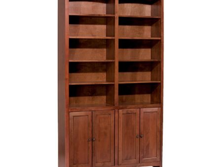 McKenzie 48″W x 84″H Bookcase w Doors Hot on Sale