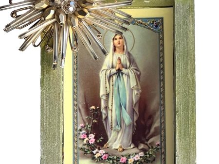 Plaque Our Lady of Lourdes 5 X 3 Online Sale