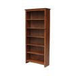 Home Accents - 72  H Shaker Bookcase Espresso Sale