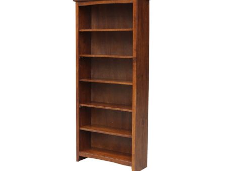 Home Accents - 72  H Shaker Bookcase Espresso Sale