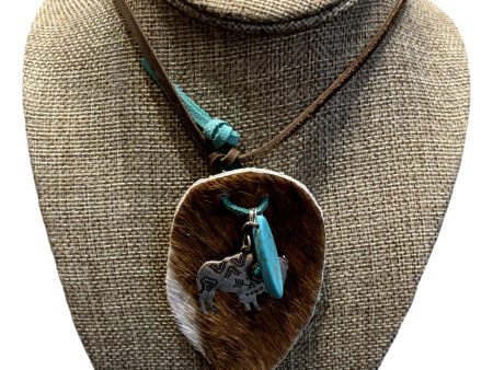 Cowhide Necklace - Handcrafted Western Style Jewelry Online