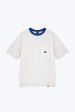 (B) Boxy Twill Jersey Contrast Collar Tee Online