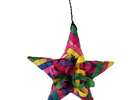 Handcrafted Palm Star Decoration - Authentic Mexican Design For Sale