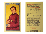 Prayer Card Prayer To Saint John Neumann Laminated Sale