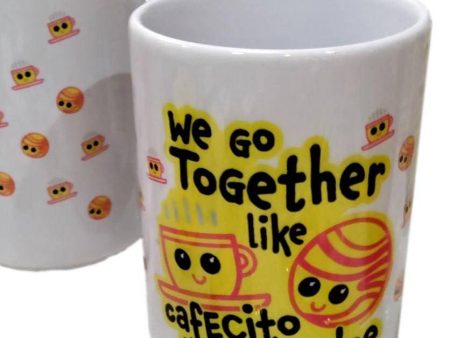 Coffee Mug We Go Together Like Cafecito y Pan For Discount