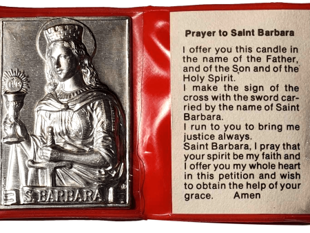 Pocket Shrine Patron Saint Prayer Plaque Booklet Set – 4 x2.5  New Old Stock Cheap