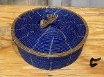 Beaded Basket with Lid - Medium For Cheap