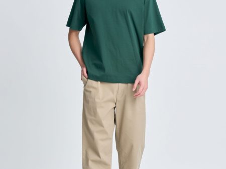 (A) Essential Crew Neck Tee - Army Green Hot on Sale