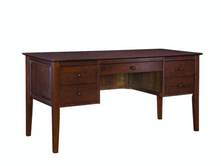 Home Accents - Lancaster Executive Shaker Desk in Espresso Online Sale