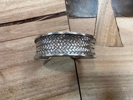 Bracelet Woven Thai Silver Cuff - E Online