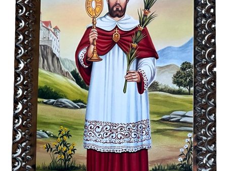 Patron Saint Retablo | Handcrafted Traditional Tinwork | 5x7 Spanish Colonial Art, New Mexico Discount