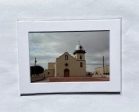 Matted Ysleta Mission Grey Sky Print, 4x6 Inches Artwork Discount