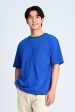 (B) Boxy Twill Jersey Contrast Collar Tee Supply